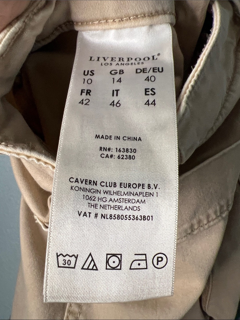 Liverpool Los Angeles Cropped Jogger Pants Size 10/30 - Picture 9 of 10